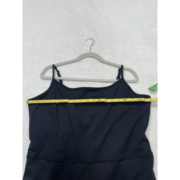 Gap Fit Jumpsuit Women Black One Piece Power Exercise Travel Comfort XXL T NWT